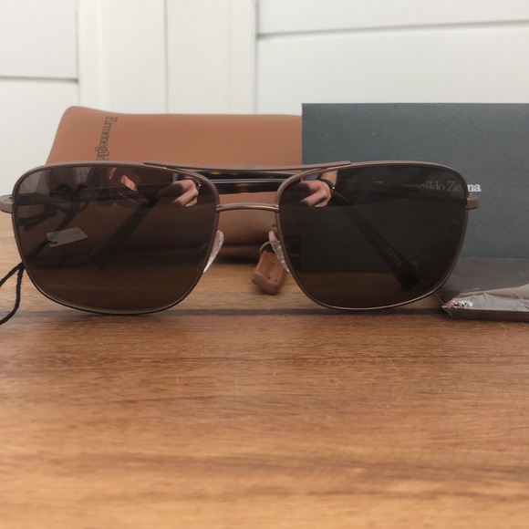 NWT Ermenegildo Zegna polarized sunglasses made in Italy - Picture 3 of 13